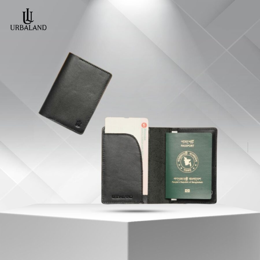 Craig Passport Holder - Black