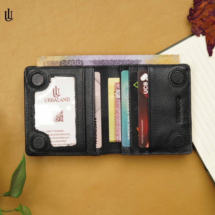 Matt Mini Wallet - Black