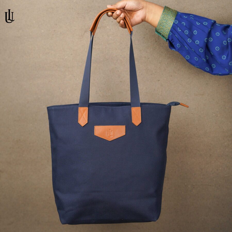 Luna Tote Bag - Navy Blue