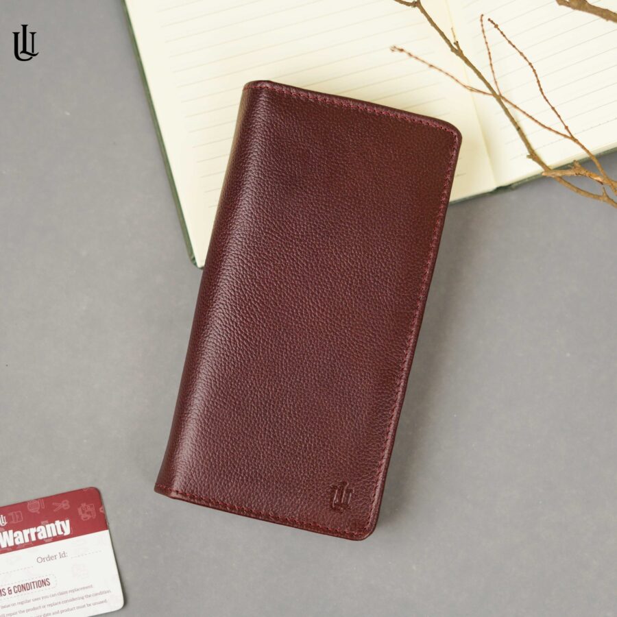 Kane Long Wallet V2 - Red Wine