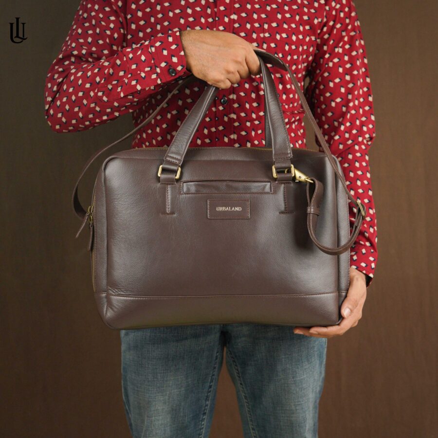 Logan Office Bag - Chocolate