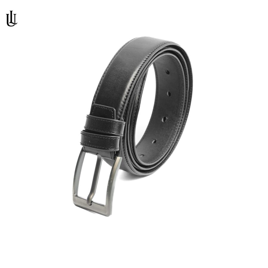 Marc Leather Belt Plain Black