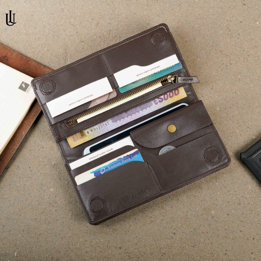 Walt Long Wallet - Chocolate